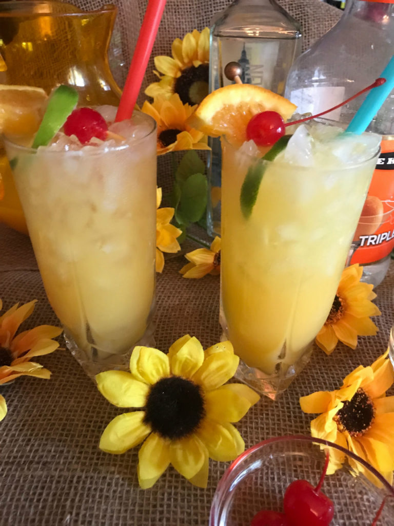 The black eyed cocktail is refreshingly light with a tropical taste.